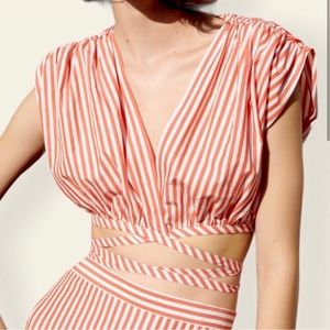 Zara Cropped Poplin Too